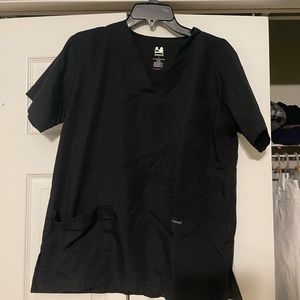 Black Scrubs Set